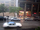 Chicago in the rain